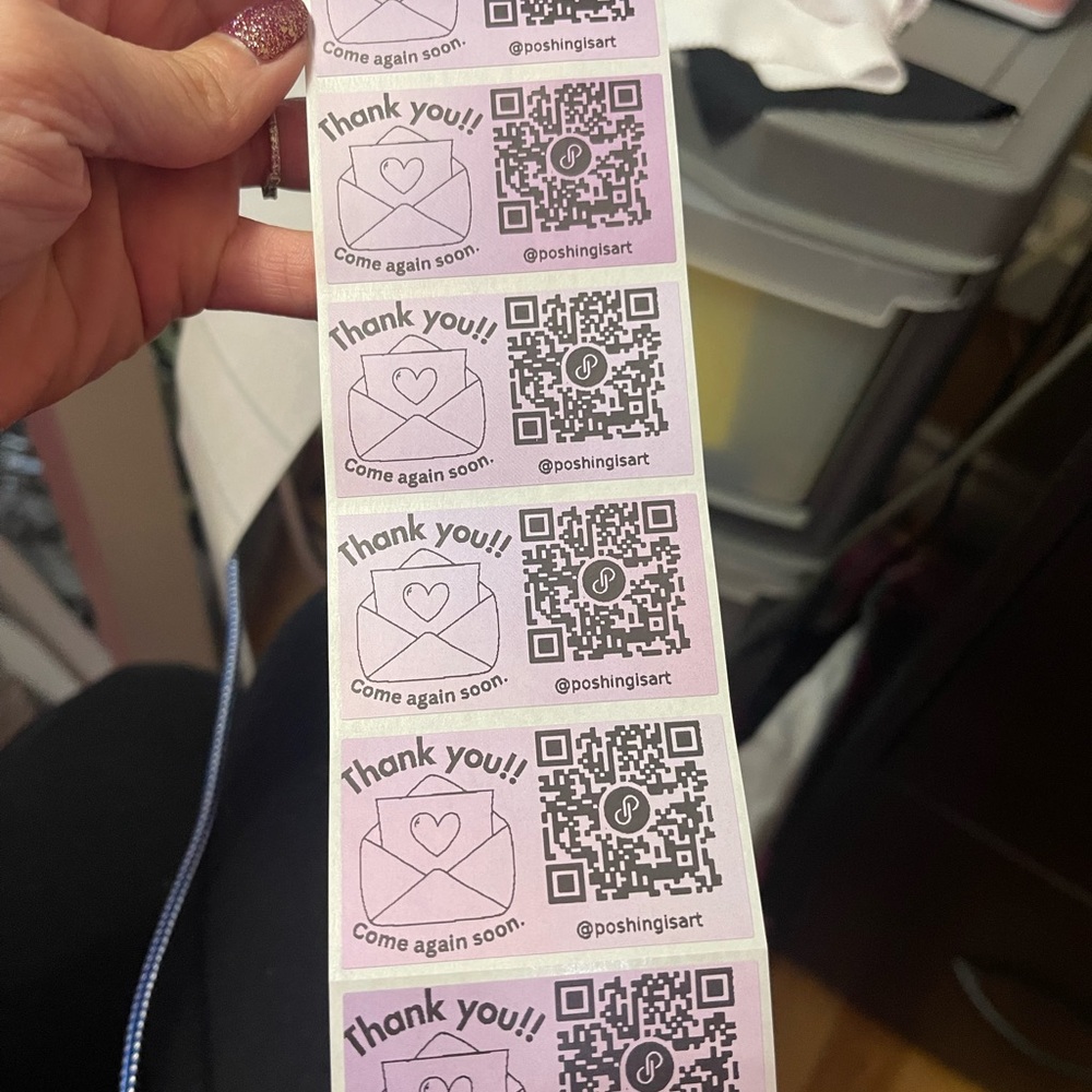 NWT 100 Custom Thermal Labels- Designed & Printed - Picture 2 of 14